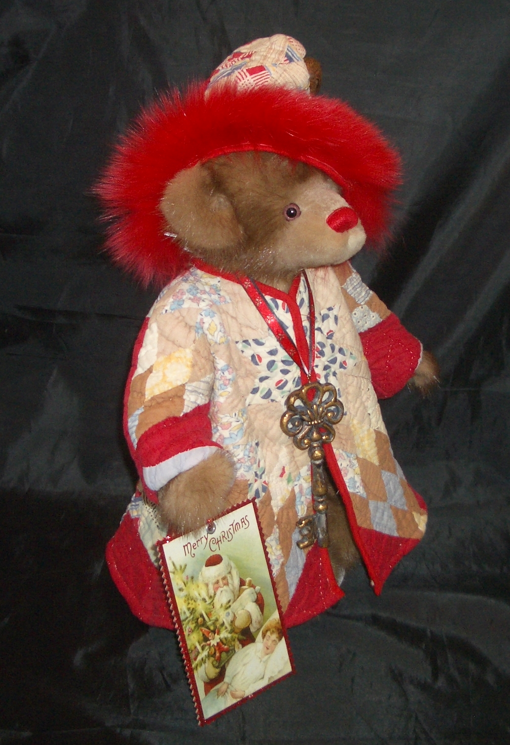 teddy bears out of heirloom materials and furs