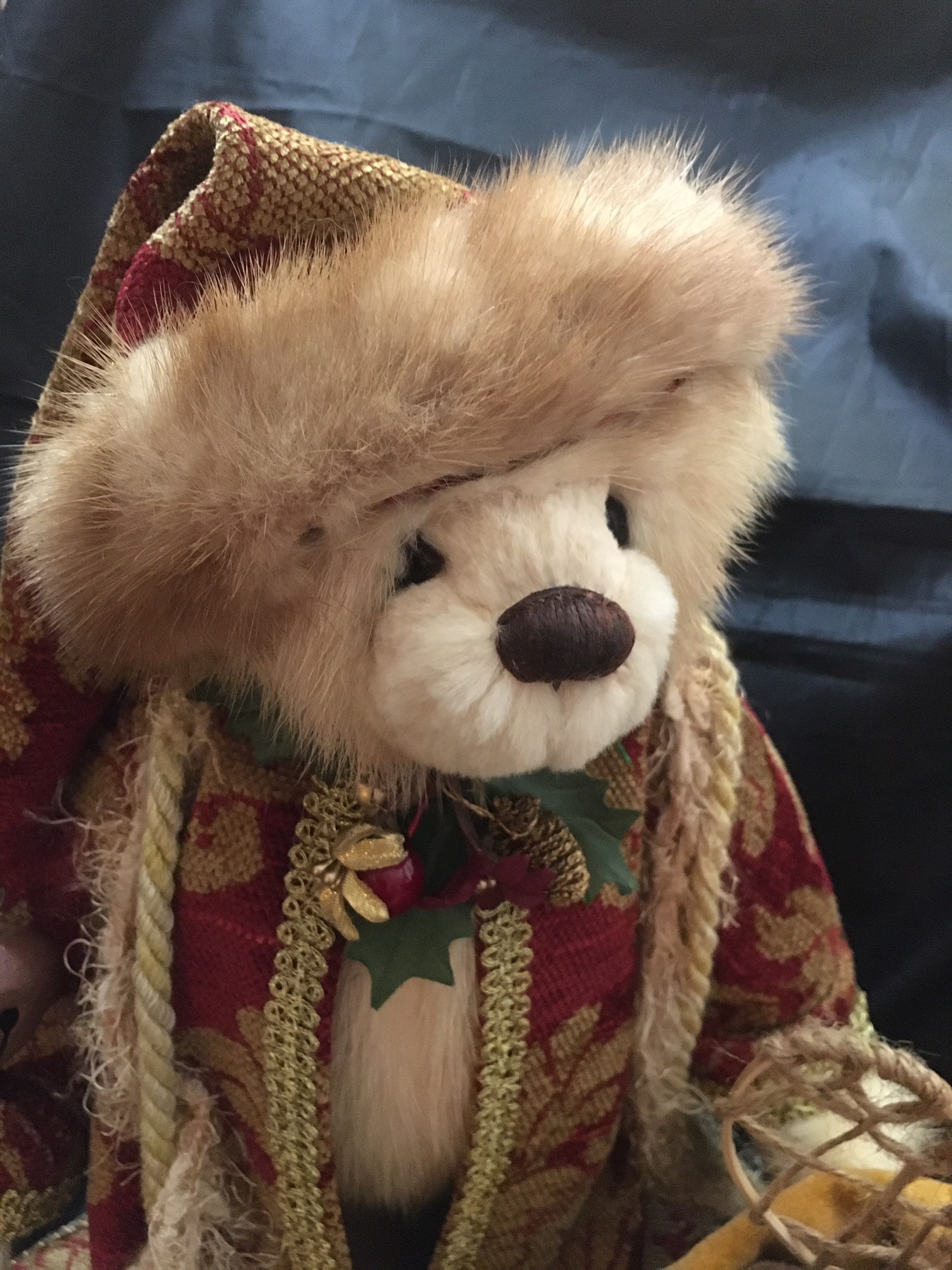 teddy bears out of heirloom materials and furs