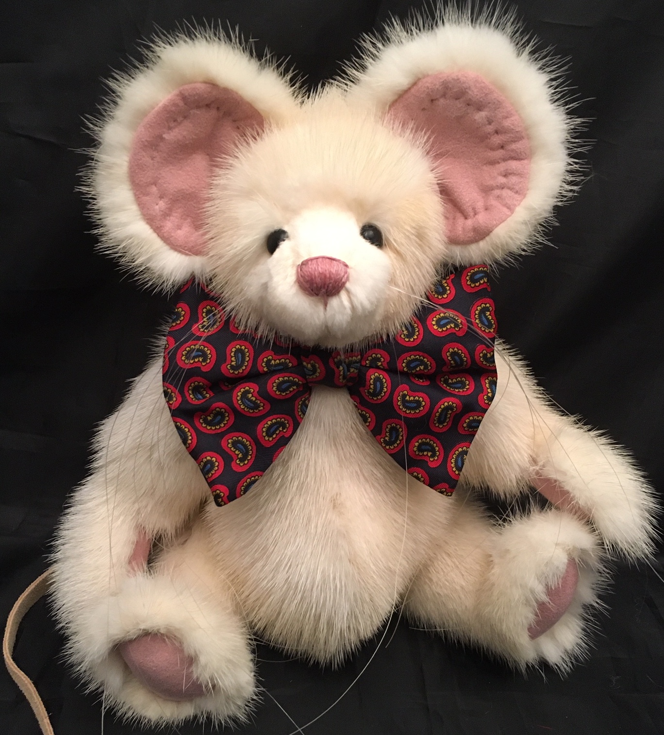 teddy bears out of heirloom materials and furs