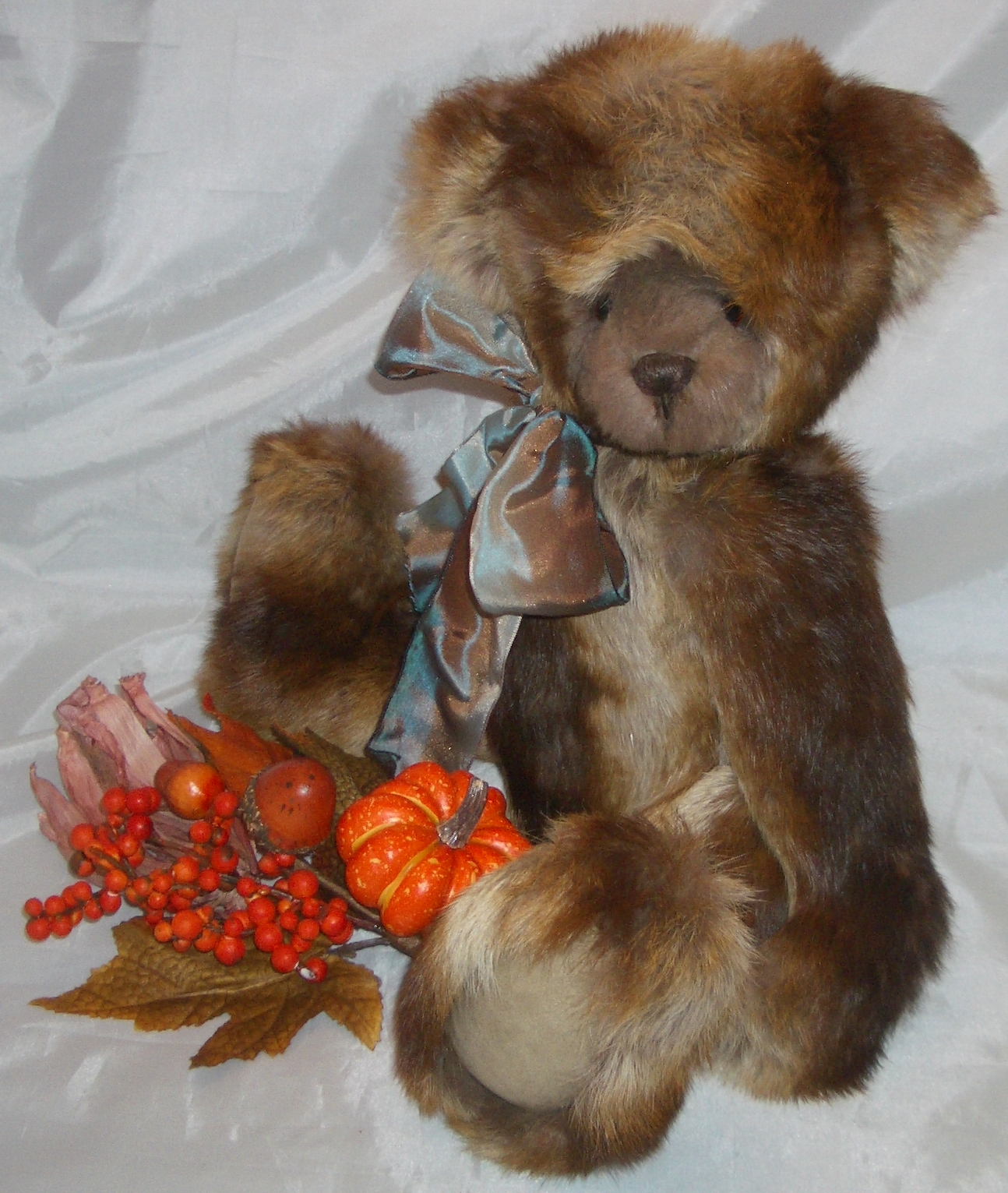 teddy bears out of heirloom materials and furs